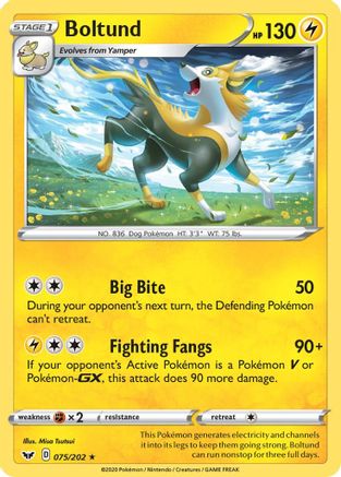 Image of Boltund (075/202) [Sword & Shield: Base Set]