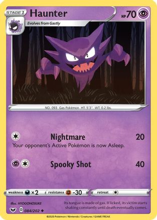 Image of Haunter (084/202) [Sword & Shield: Base Set]