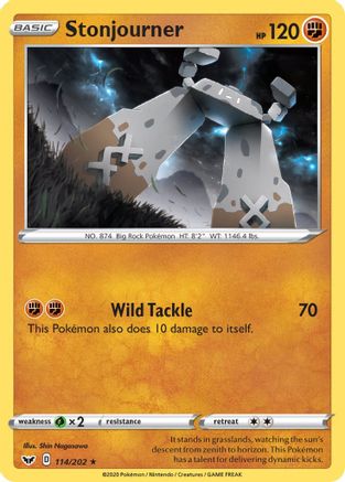 Image of Stonjourner (114/202) [Sword & Shield: Base Set]