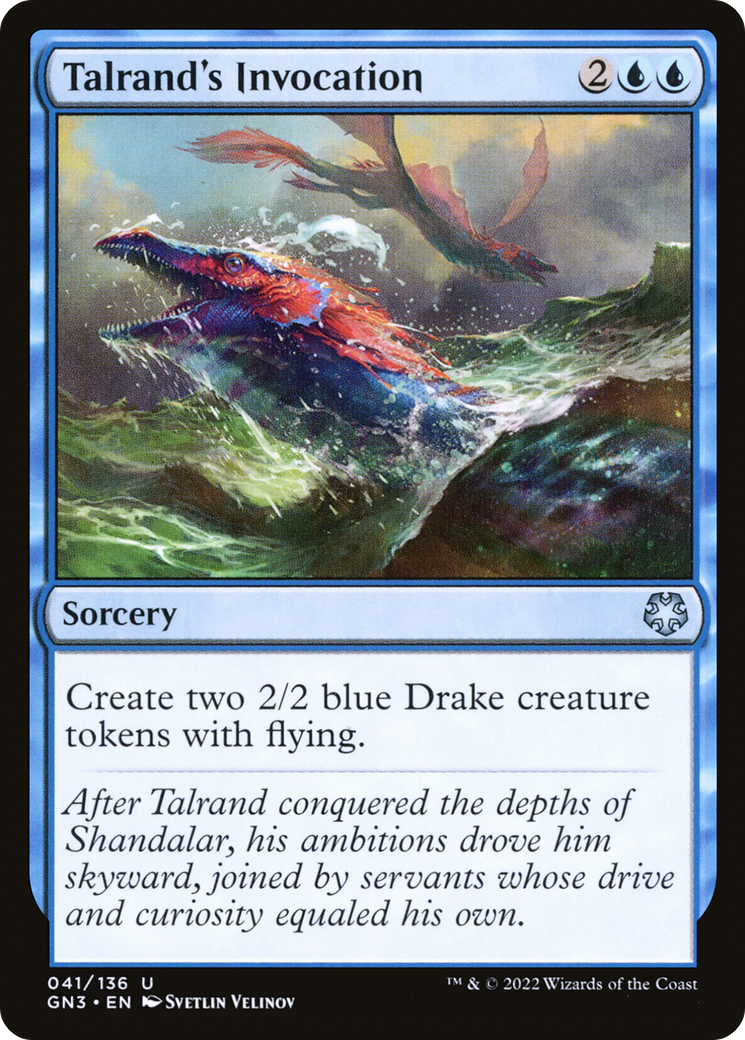 Image of Talrand's Invocation [Game Night: Free-for-All]