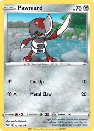 Image of Pawniard (133/202) [Sword & Shield: Base Set]