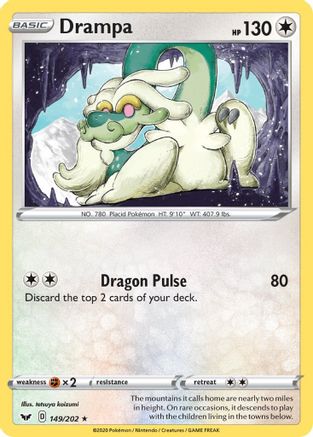 Image of Drampa (149/202) [Sword & Shield: Base Set]