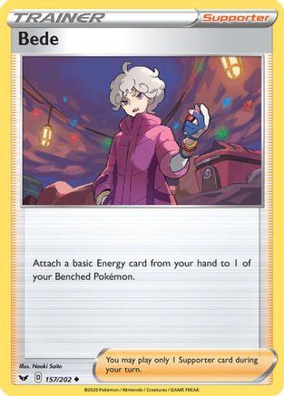 Image of Bede (157/202) [Sword & Shield: Base Set]