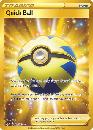 Image of Quick Ball (216/202) [Sword & Shield: Base Set]