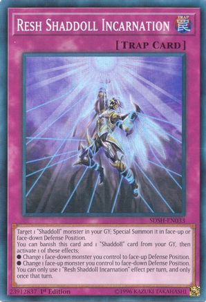 Image of Resh Shaddoll Incarnation [SDSH-EN033] Super Rare