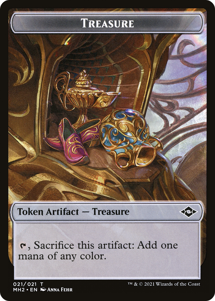 Image of Treasure // Daretti Emblem Double-Sided Token [Secret Lair Drop Series]