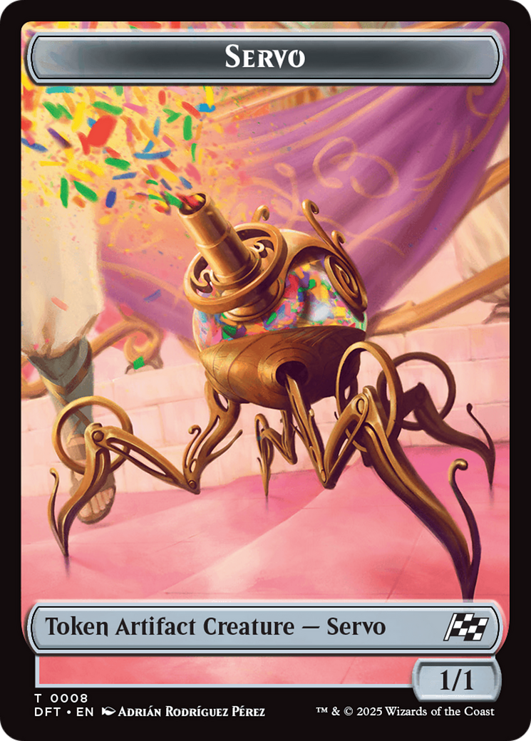 Image of Beast (0010) // Servo Double-Sided Token [Aetherdrift Commander Tokens]