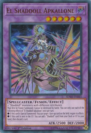 Image of El Shaddoll Apkallone [SDSH-EN045] Ultra Rare