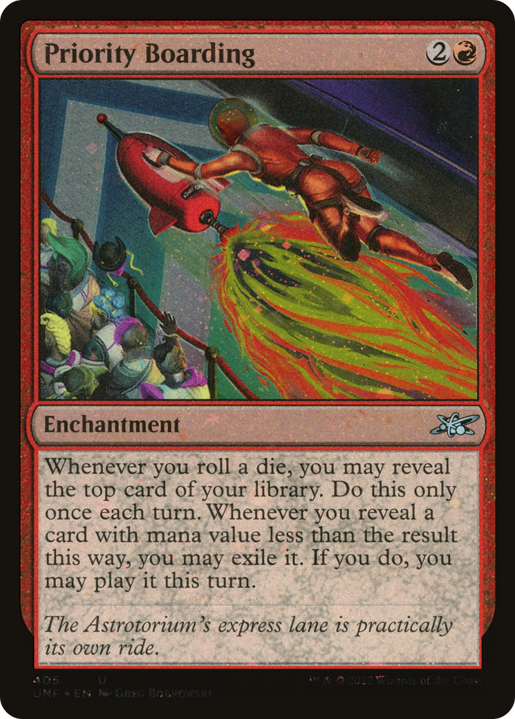 Image of Priority Boarding (Galaxy Foil) [Unfinity]
