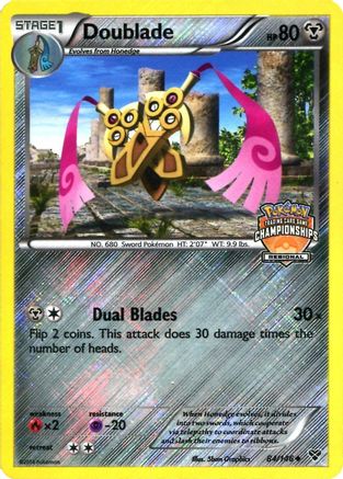 Image of Doublade (84/146) (Regional Championship Promo) [XY: Base Set]