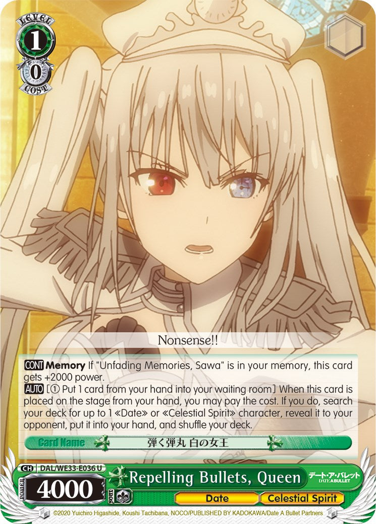 Image of Repelling Bullets, Queen (DAL/WE33-E036 U) [Date A Bullet]
