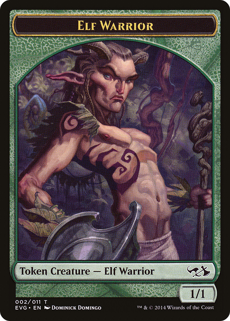 Image of Elf Warrior Token (Elves vs. Goblins) [Duel Decks Anthology Tokens]