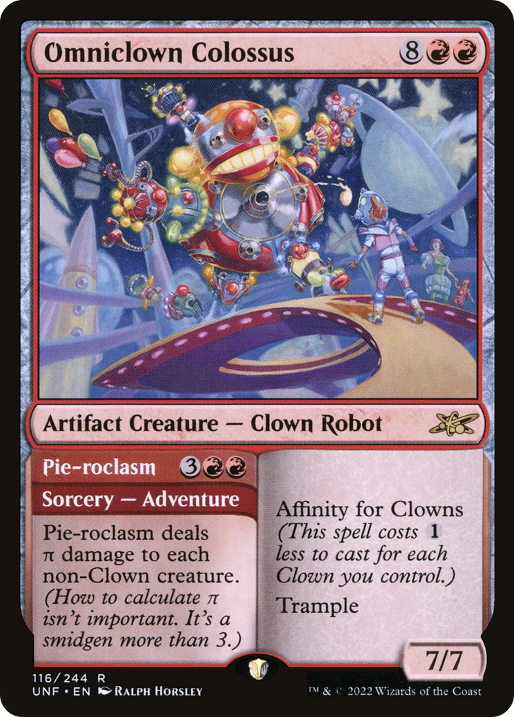 Image of Omniclown Colossus // Pie-roclasm [Unfinity]