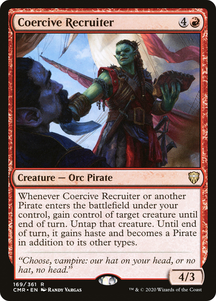Image of Coercive Recruiter [Commander Legends]