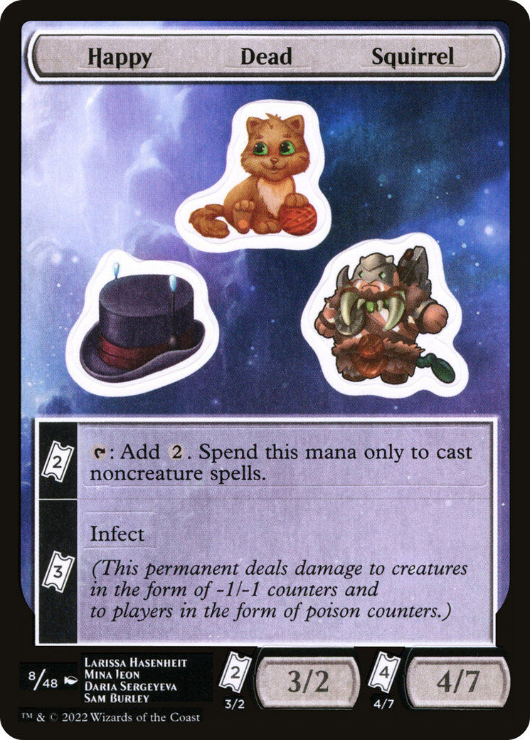 Image of Happy Dead Squirrel [Unfinity Stickers]