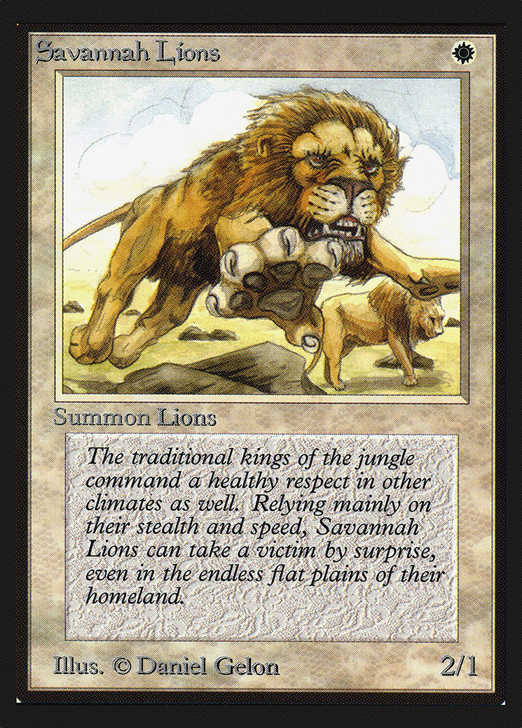 Image of Savannah Lions [International Collectors' Edition]