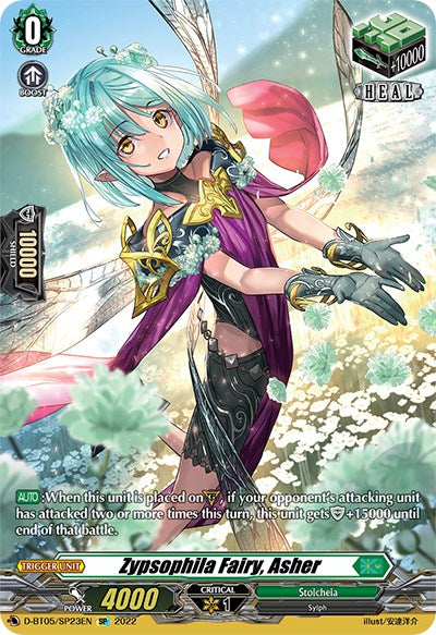 Image of Zypsophila Fairy, Asher (D-BT05/SP23EN) [Triumphant Return of the Brave Heroes]