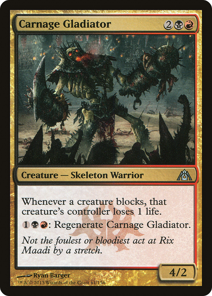 Image of Carnage Gladiator [Dragon's Maze]