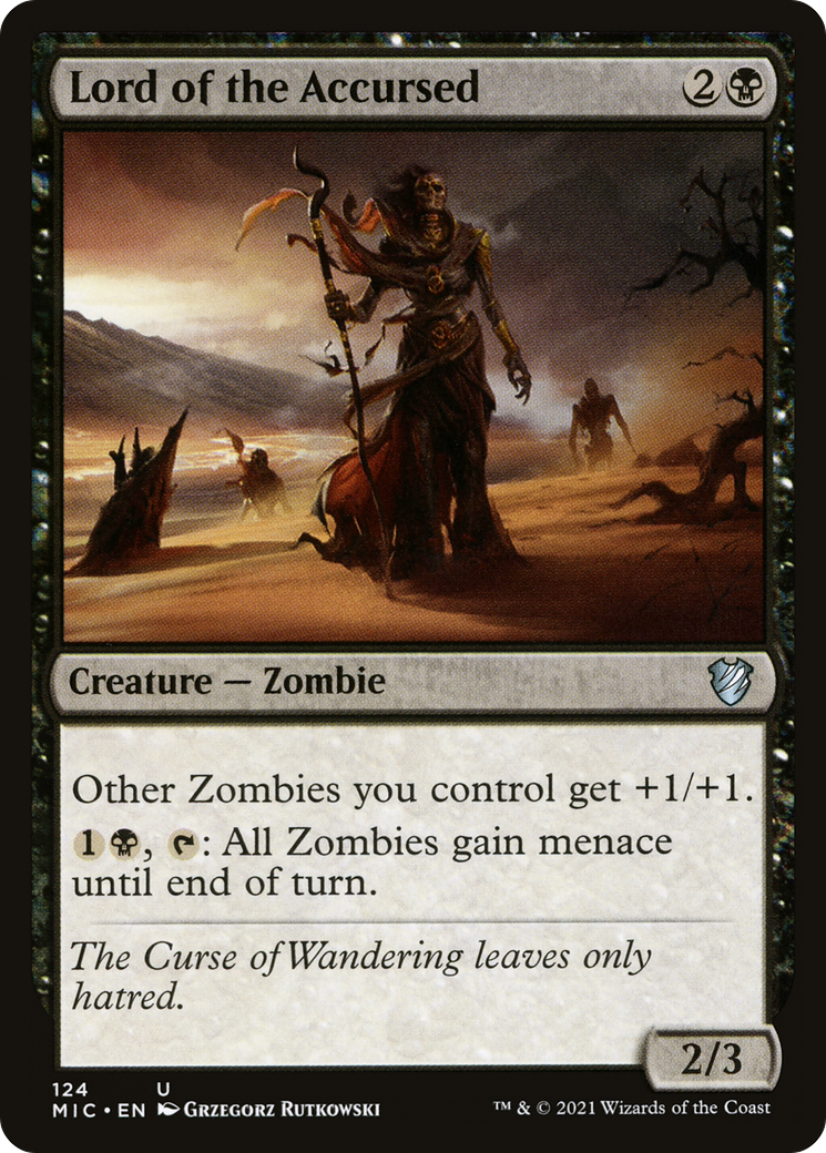 Image of Lord of the Accursed [Innistrad: Midnight Hunt Commander]