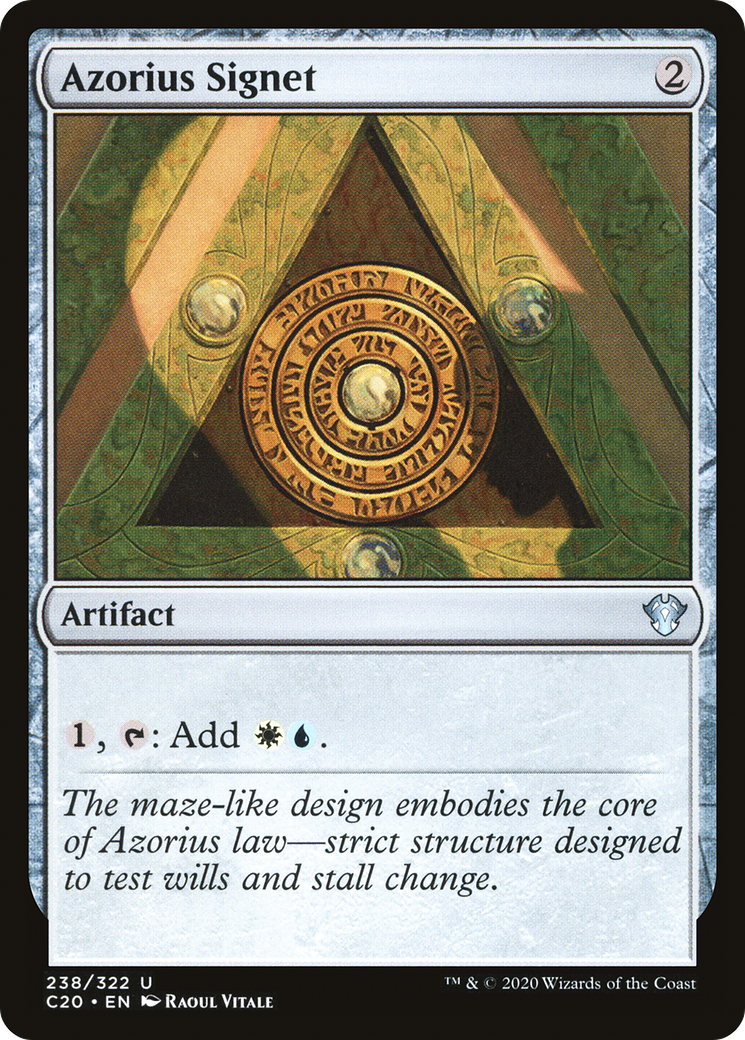 Image of Azorius Signet [Commander 2020]