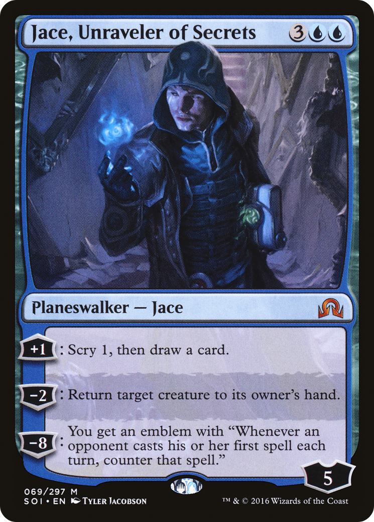 Image of Jace, Unraveler of Secrets [Shadows over Innistrad]
