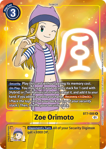 Image of Zoe Orimoto [BT7-088] (Alternative Art - Box Topper) [Next Adventure]