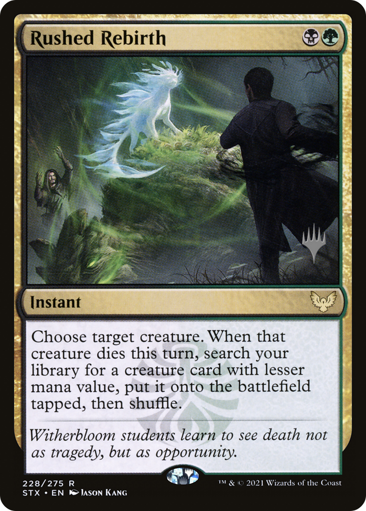 Image of Rushed Rebirth (Promo Pack) [Strixhaven: School of Mages Promos]
