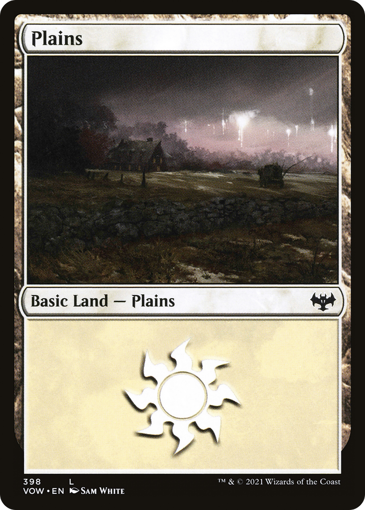Image of Plains (398) [Innistrad: Crimson Vow]