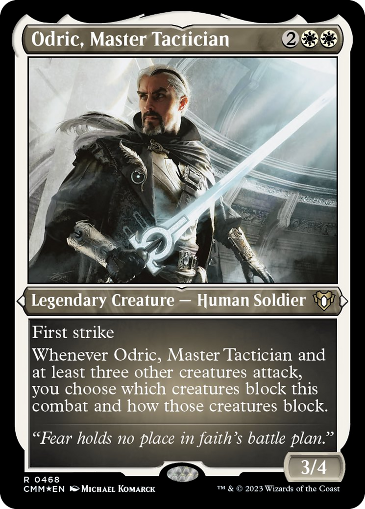 Image of Odric, Master Tactician (Foil Etched) [Commander Masters]