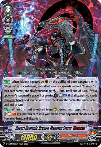 Covert Demonic Dragon, Magatsu Storm "Reverse" (D-VS04/022EN) [V Clan Collection Vol.4]