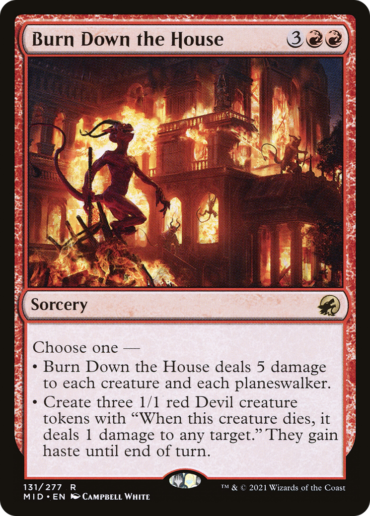 Image of Burn Down the House [Innistrad: Midnight Hunt]