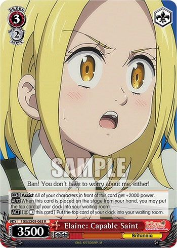 Image of Elaine: Capable Saint (Foil) [The Seven Deadly Sins: Revival of The Commandments]