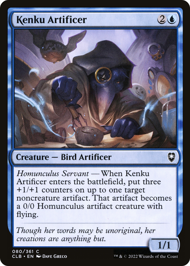 Image of Kenku Artificer [Commander Legends: Battle for Baldur's Gate]