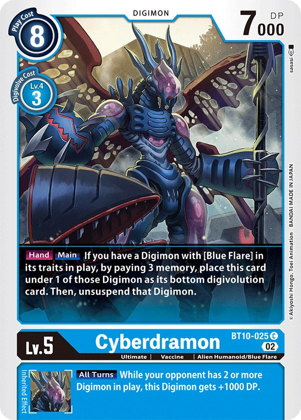 Image of Cyberdramon [BT10-025] [Xros Encounter]