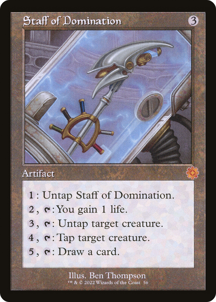 Image of Staff of Domination (Retro) [The Brothers' War Retro Artifacts]