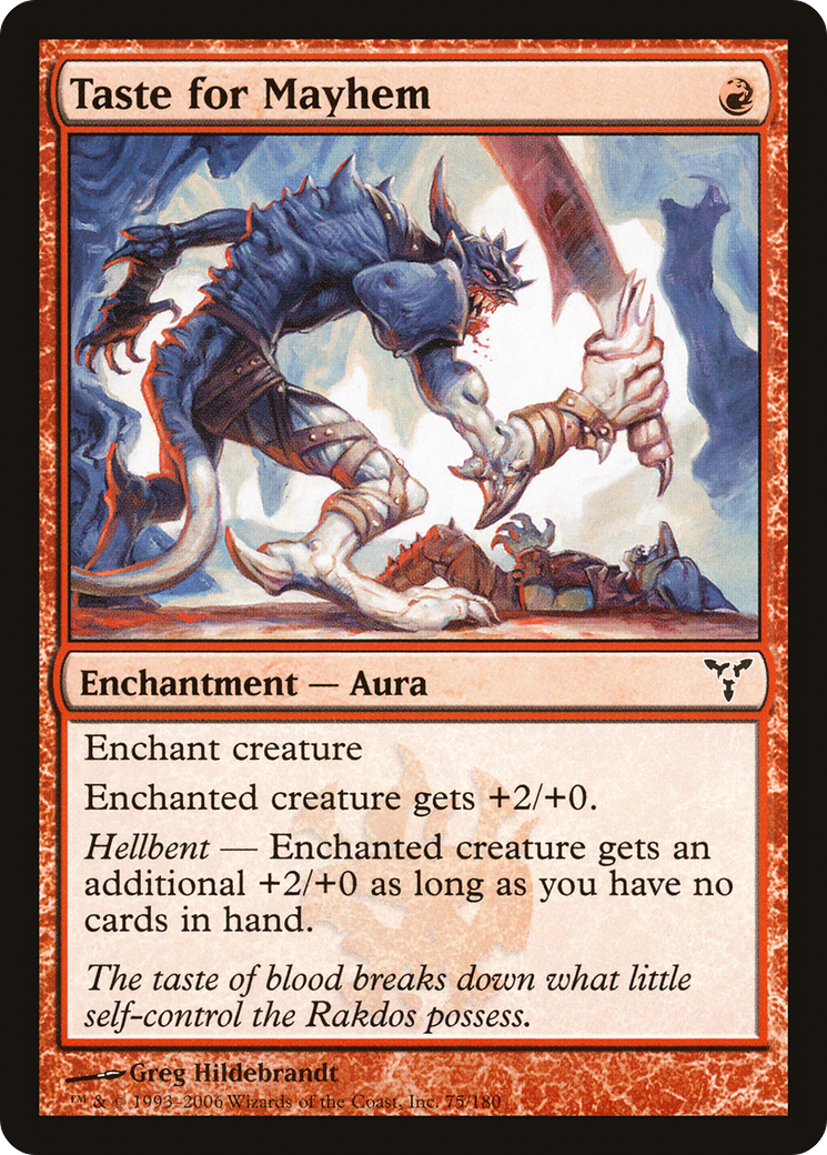 Image of Taste for Mayhem [Dissension]