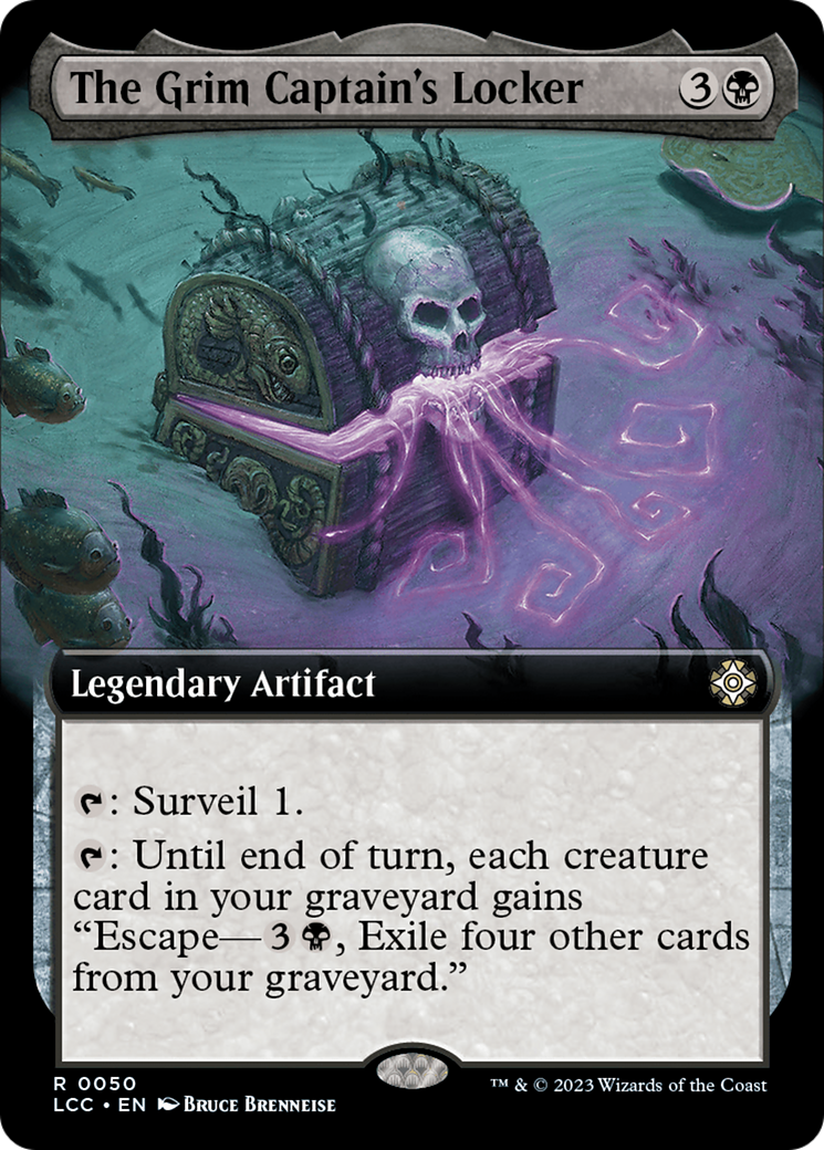 Image of The Grim Captain's Locker (Extended Art) [The Lost Caverns of Ixalan Commander]