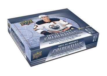 2021-22 Upper Deck Credentials Hockey Box