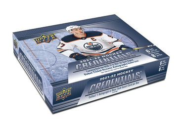 2021-22 Upper Deck Credentials Hockey Box (IN STORE ONLY READ DESCRIPTION)