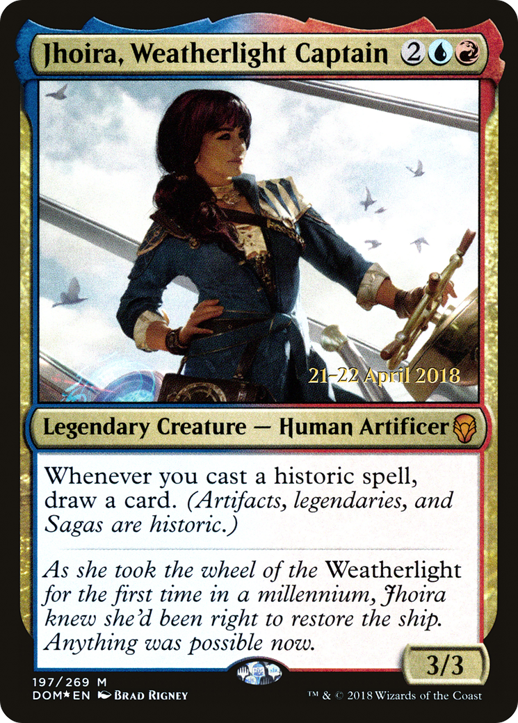 Image of Jhoira, Weatherlight Captain [Dominaria Prerelease Promos]