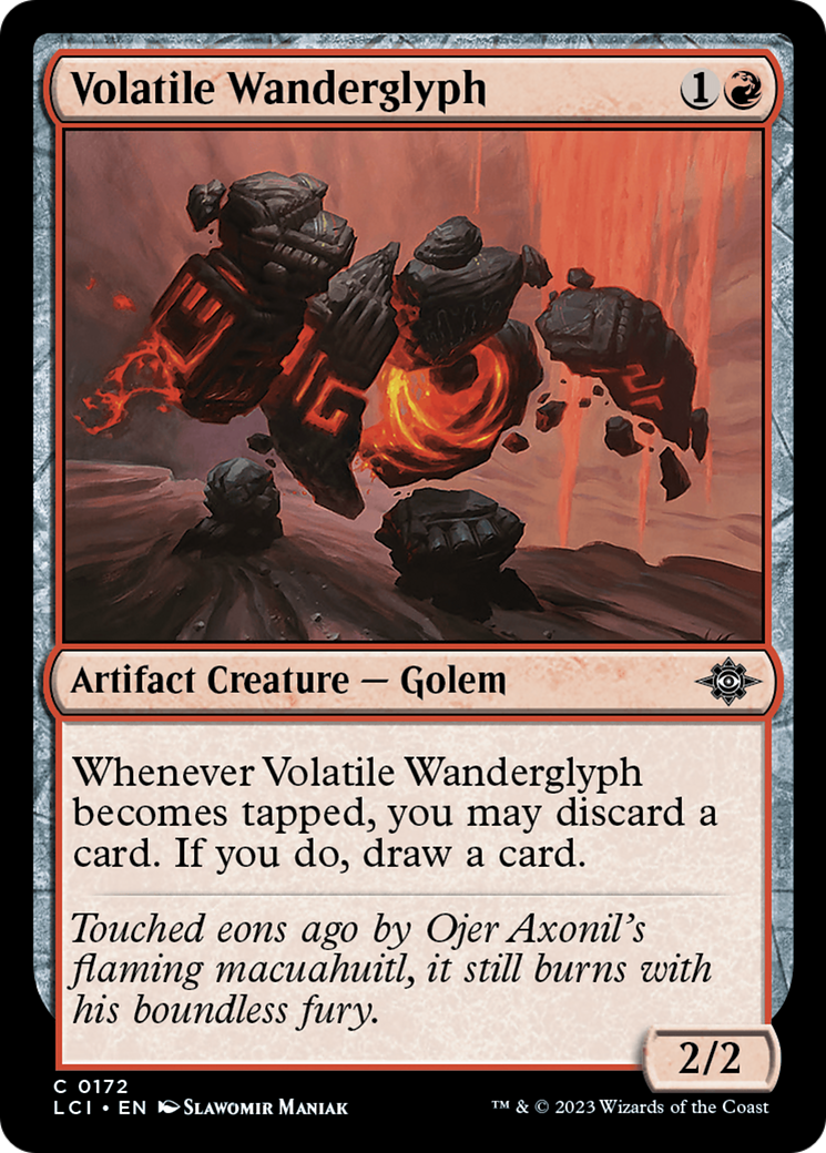 Image of Volatile Wanderglyph [The Lost Caverns of Ixalan]