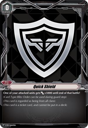 Image of Quick Shield (V-PR/0147EN) [V Promo Cards]