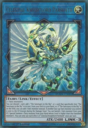 Image of Celestial Knightlord Parshath [DUOV-EN002] Ultra Rare