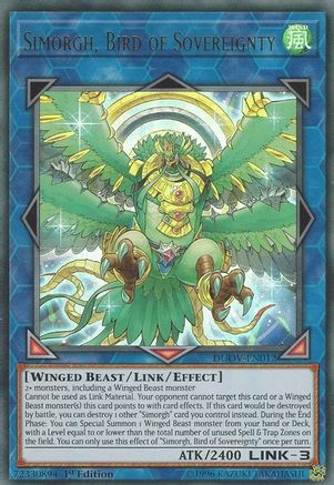 Image of Simorgh, Bird of Sovereignty [DUOV-EN012] Ultra Rare