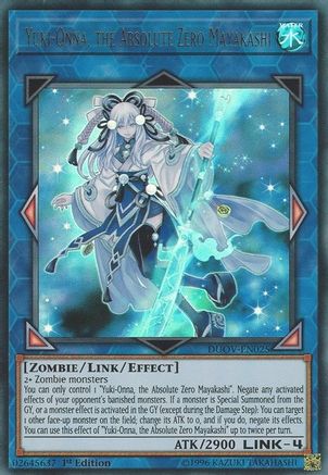 Image of Yuki-Onna, the Absolute Zero Mayakashi [DUOV-EN025] Ultra Rare