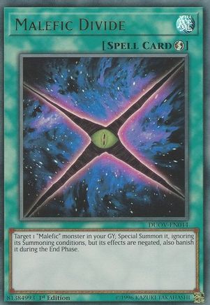 Image of Malefic Divide [DUOV-EN044] Ultra Rare