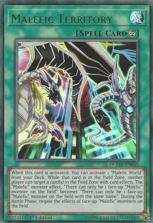 Image of Malefic Territory [DUOV-EN049] Ultra Rare