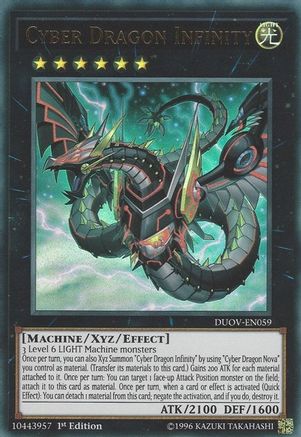 Cyber Dragon Infinity [DUOV-EN059] Ultra Rare