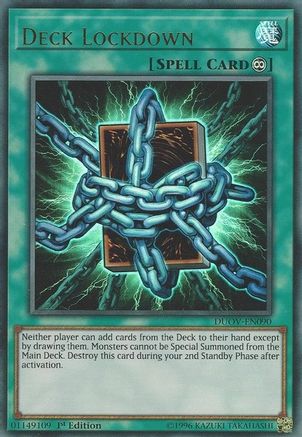 Deck Lockdown [DUOV-EN090] Ultra Rare