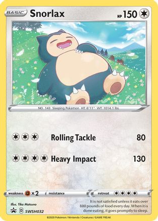 Image of Snorlax (SWSH032) [Sword & Shield: Black Star Promos]